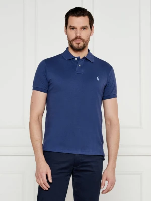 POLO RALPH LAUREN Polo | Custom slim fit | pique granatowy