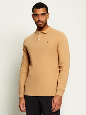 POLO RALPH LAUREN Polo | Custom slim fit | stretch beżowy