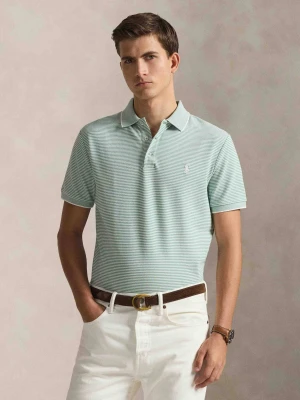 POLO RALPH LAUREN Polo | Custom slim fit | stretch mesh miętowy