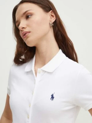 Polo Ralph Lauren polo damski kolor biały 211939272