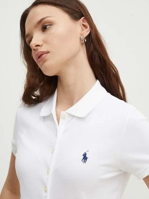 Polo Ralph Lauren polo damski kolor biały 211939272