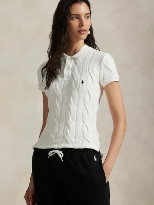 Polo Ralph Lauren polo damski kolor biały 211971703