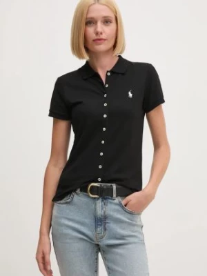 Polo Ralph Lauren polo damski kolor czarny 211939272