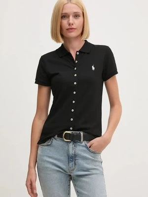 Polo Ralph Lauren polo damski kolor czarny 211939272