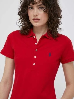 Polo Ralph Lauren polo damski kolor czerwony