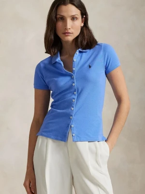 Polo Ralph Lauren polo damski kolor niebieski 211939272