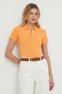 Polo Ralph Lauren polo damski kolor pomarańczowyCHEAPER