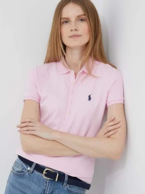Polo Ralph Lauren polo damski kolor różowy