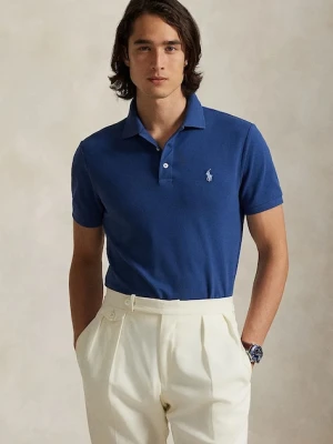 Polo Ralph Lauren polo męski kolor granatowy gładki 710941439