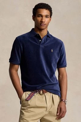 Polo Ralph Lauren polo męski kolor granatowy melanżowy