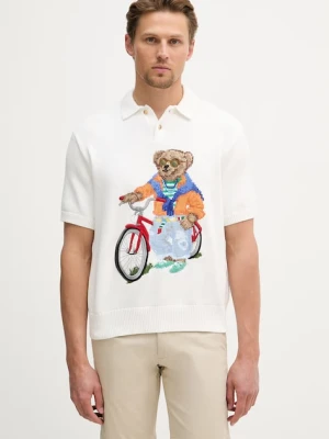 Polo Ralph Lauren polo męskie bawełniane beżowy