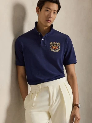 Polo Ralph Lauren polo męskie bawełniane granatowy