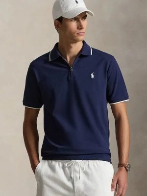 Polo Ralph Lauren polo męskie z bawełną granatowy