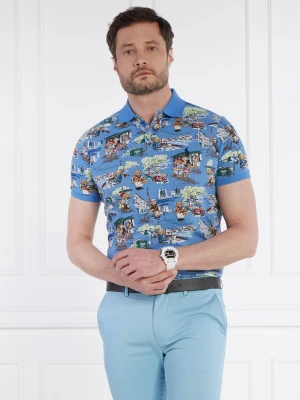 POLO RALPH LAUREN Polo PARIS BEAR | Slim Fit niebieski