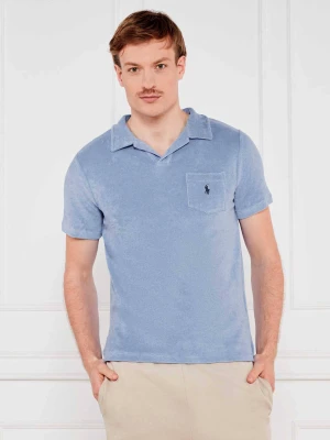 POLO RALPH LAUREN Polo | Regular Fit frotté błękitny