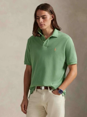 POLO RALPH LAUREN Polo | Slim Fit | pique zielony
