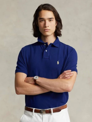 POLO RALPH LAUREN Polo | Slim Fit | pique niebieski