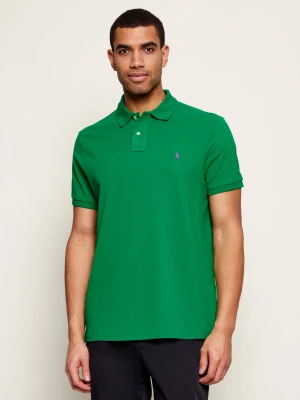 POLO RALPH LAUREN Polo | Slim Fit | pique zielony