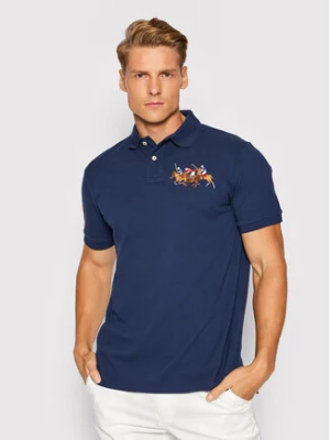 Polo Ralph Lauren Polo Ssl 710814437003 Granatowy Slim Fit