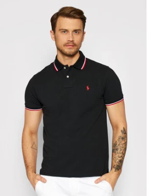 Polo Ralph Lauren Polo Ssl 710842621001 Czarny Slim Fit