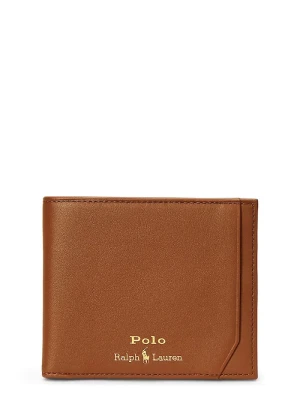 Polo Ralph Lauren portfel damski skórzany brązowy
