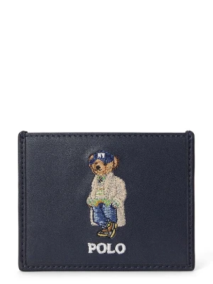 Polo Ralph Lauren portfel damski skórzany granatowy