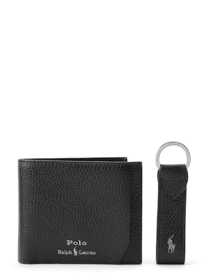 Polo Ralph Lauren portfel i brelok skórzany
