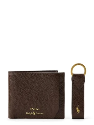 Polo Ralph Lauren portfel i brelok skórzany