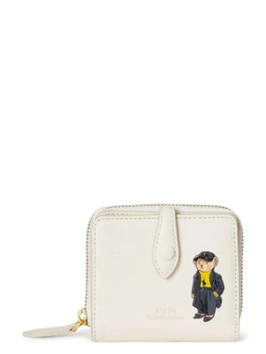 Polo Ralph Lauren portfel skórzany damski kolor beżowy 427980480