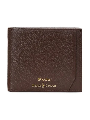 Polo Ralph Lauren portfel skórzany męski kolor brązowy 405963224