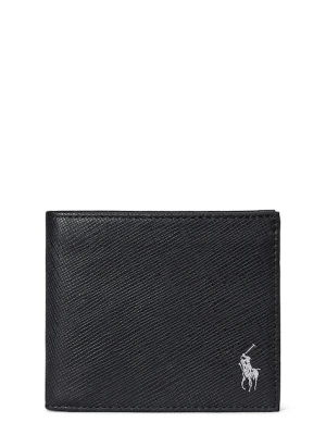 Polo Ralph Lauren portfel skórzany męski kolor czarny 405931674