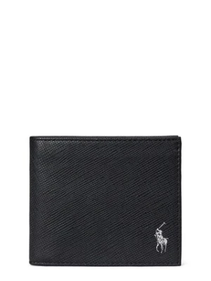 Polo Ralph Lauren portfel skórzany męski kolor czarny 405931674