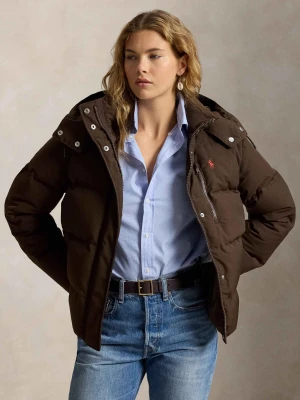 POLO RALPH LAUREN Puchowa kurtka | Regular Fit brązowy