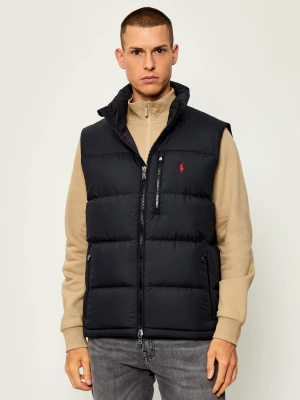 POLO RALPH LAUREN Puchowy bezrękawnik | Regular Fit czarny