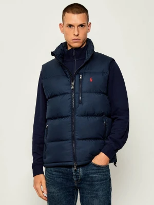 POLO RALPH LAUREN Puchowy bezrękawnik | Regular Fit granatowy