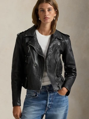 Polo Ralph Lauren ramoneska skórzana VINTAGED COW