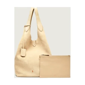 POLO RALPH LAUREN Shopperka + saszetka Play | zamsz