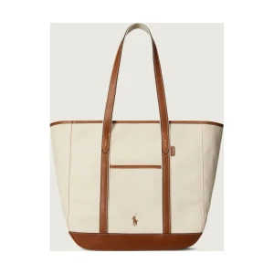 POLO RALPH LAUREN Shopperka | z dodatkiem skóry