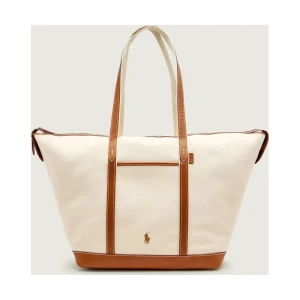 POLO RALPH LAUREN Shopperka | z dodatkiem skóry