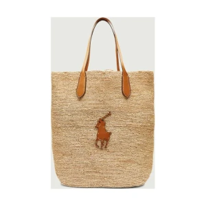 POLO RALPH LAUREN Shopperka | z dodatkiem skóry