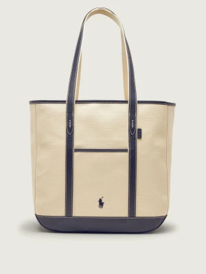 POLO RALPH LAUREN Shopperka | z dodatkiem skóry