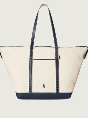 POLO RALPH LAUREN Shopperka | z dodatkiem skóry
