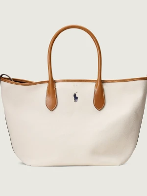 POLO RALPH LAUREN Shopperka | z dodatkiem skóry
