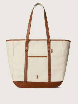 POLO RALPH LAUREN Shopperka | z dodatkiem skóry