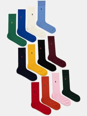 Polo Ralph Lauren skarpetki 12-pack kolor multicolor