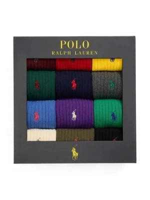 Polo Ralph Lauren skarpetki 12-pack męskie kolor multicolor 449958849