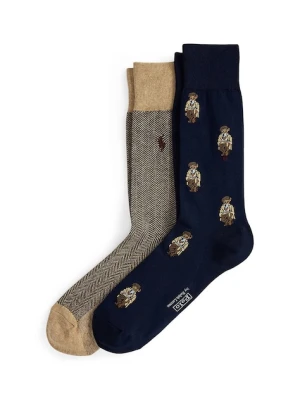 Polo Ralph Lauren skarpetki 2-pack kolor multicolor 449P04694