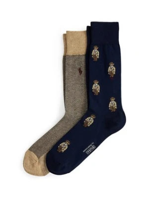 Polo Ralph Lauren skarpetki 2-pack kolor multicolor 449P04694