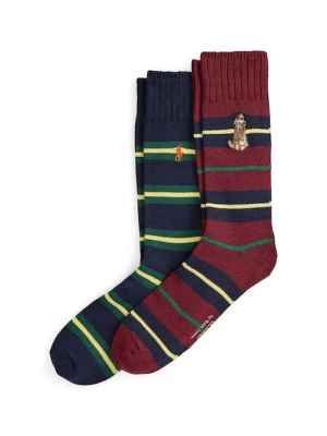 Polo Ralph Lauren skarpetki 2-pack kolor multicolor 449P04700