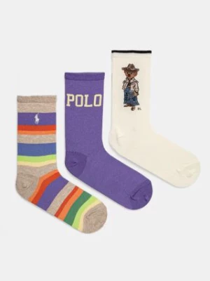 Polo Ralph Lauren skarpetki 3-pack damskie 455955248